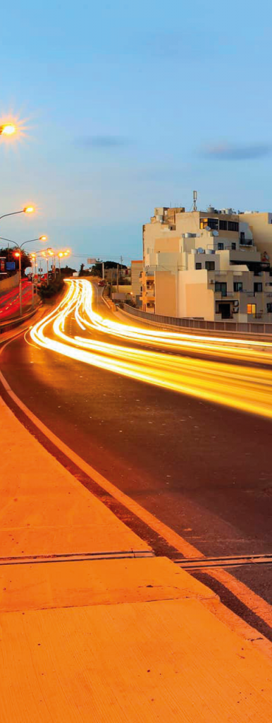 photo: the Manuel Dimech Bridge Bonnici Brothers were extensively involved in the demolition and reconstruction of Malta’s longest beam bridge; 130m in length and 32m wide. This bridge was the first post tensioning bridge project in Malta and it was completed in 18 months.